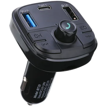 ワイヤレス fm トランスミッタ MP3 プレーヤーデュアル usb にスマート携帯電話キット高速充電 MP3 tf カード音楽カーキット