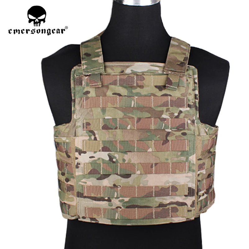 Emersongear PROTECH стиль тактический жилет темно печать назначенный страйкбол MC Combat Colete татико Molle пластина Кэрри EM2983