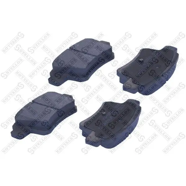 Колодки дисковые задние с антискрип. пл.\ Citroen C4 Picasso 1.8