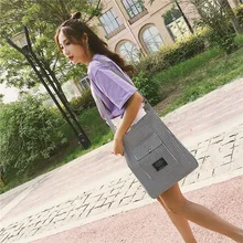 Настраиваемый INS Холщовая Сумка стиль модная полосатая сумка на плечо женская простая Студенческая сумка на плечо поколение o