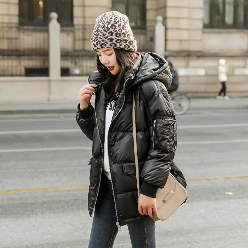 

2020 Duck Down Jacket Woman Short Winter Coat Women Korean Warm Jacket Parka Chamarras De Mujer Dabaoka YY1213