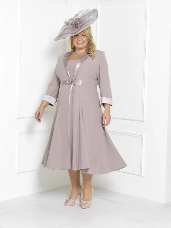 Met Jas Moeder Van De Bruid Jurken A-lijn Chiffon Thee Lengte Plus Size Lange Bruidegom Moeder Jurken Voor Bruiloft Met Jas Moeder Van De Bruid Jurken A-lijn Chiffon Thee Lengte Plus Size Lange Bruidegom Moeder Jurken Voor Bruiloft