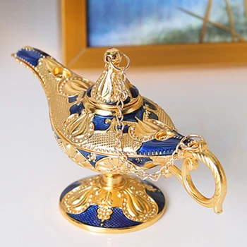 

Vintage Aladdin Lamp Fairy Tale Pot Toy Retro Gift Home Ornament Decor Toy Pot Gifts For Children