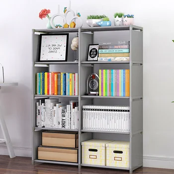 

1pc Storage Rack Practical Library Bookshelf Sundries Storage Rack for School