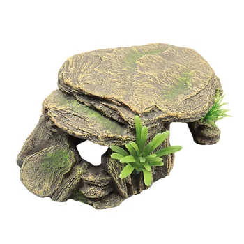 

1Pc Aquarium Decoration Safe Multipurpose Durable Decorative Fish Tank Decoration Reptile Terrace for Shop Table