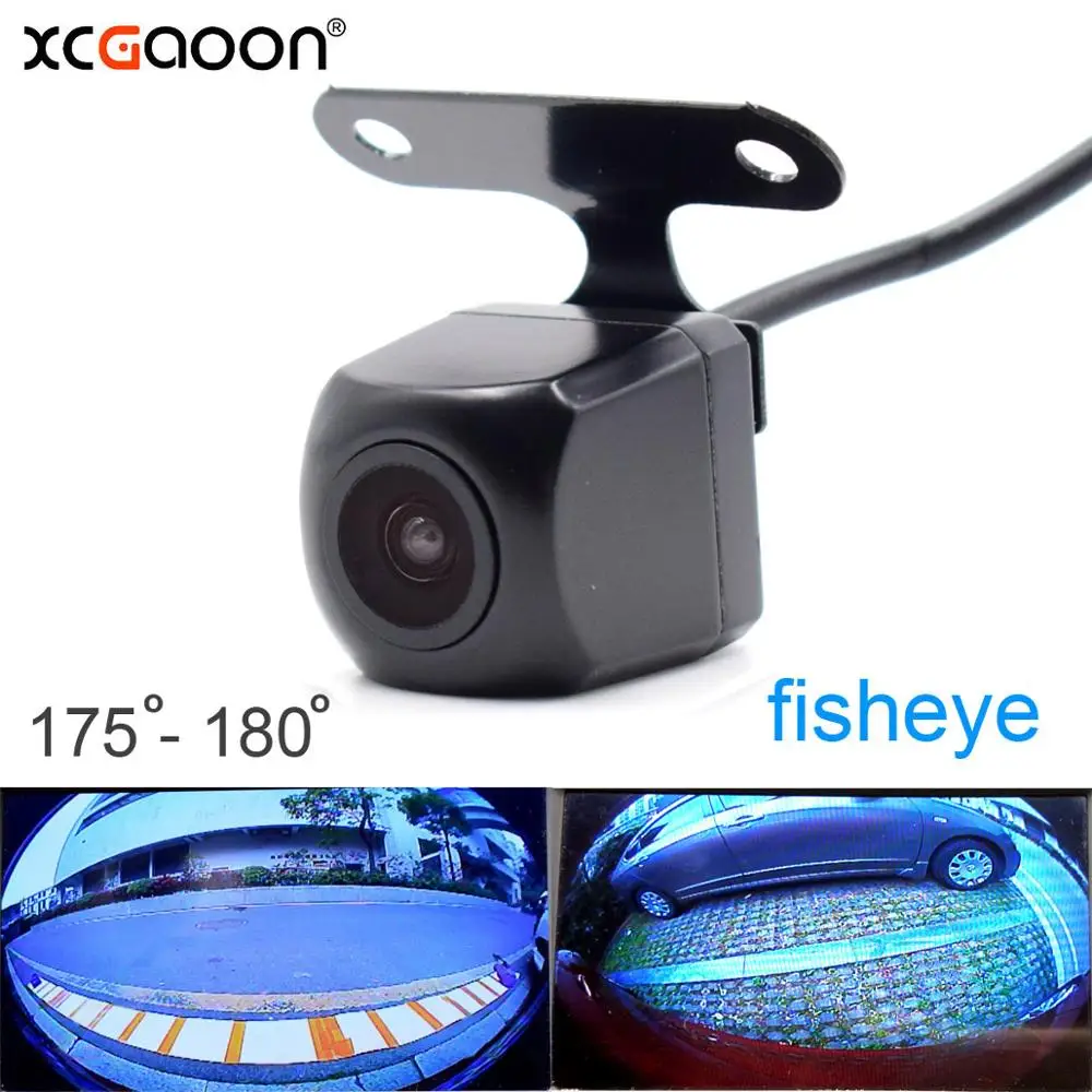 XCGaoon CCD 180 градусов Рыбий глаз с двумя объективами Автомобильный Камера заднего