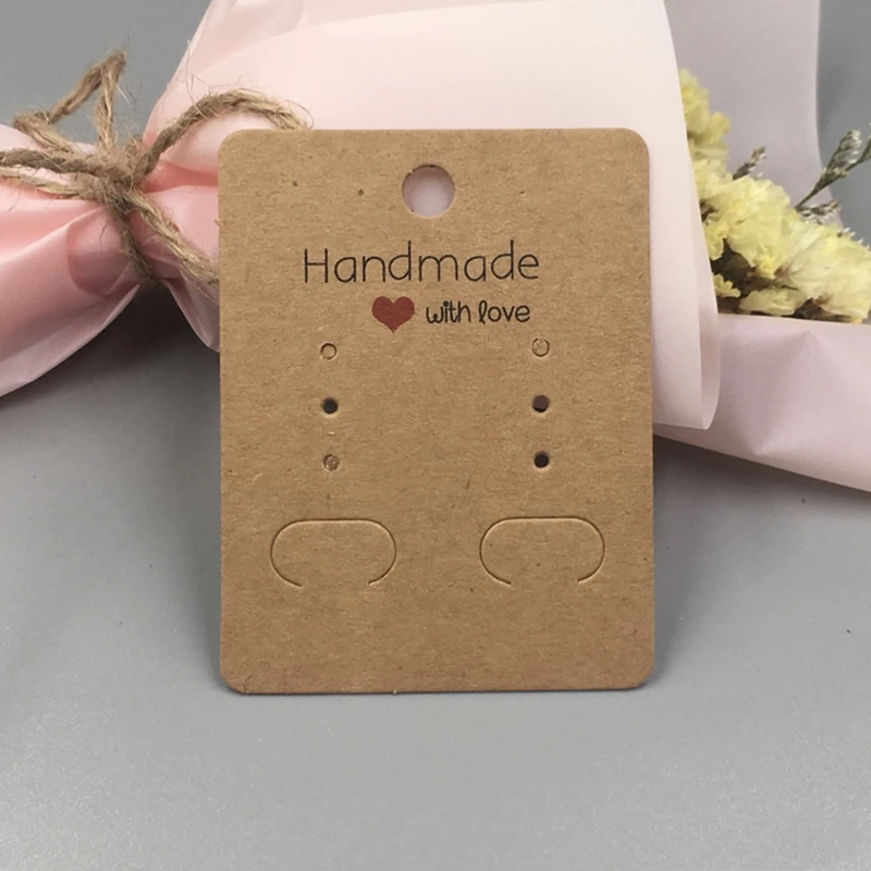 50pcs 6.5x5cm 귀걸이 디스플레이 카드 쥬얼리 디스플레이 카드 매달려 귀걸이 스터드 귀고리에 대 한 귀걸이 홀더