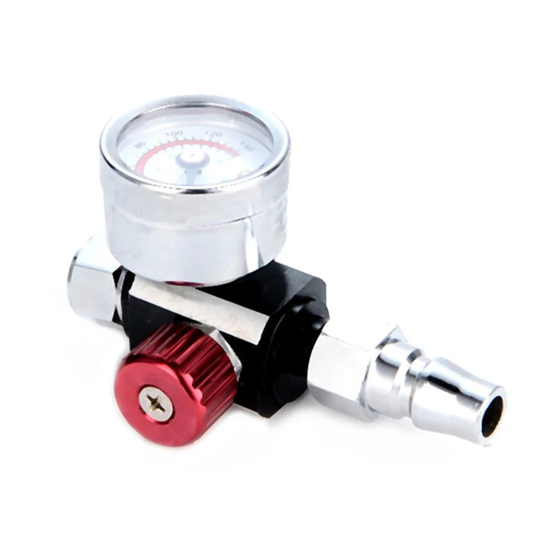 NEW Spray Gun Regulator And Spray Gun Air Filter Scratch HVLP Spray Gun Air Regulator Gauge & In-Line Water Trap Filter Tool
