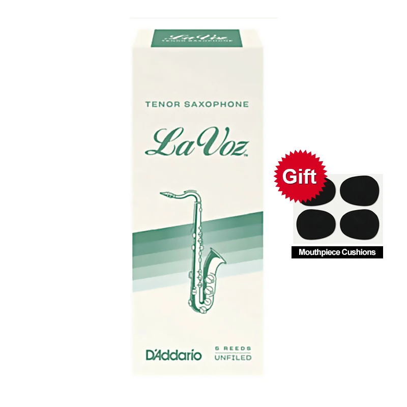 La Voz Soprano Saxophone Reeds Strength Medium Strength Hard 10-pack 