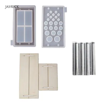 

Handmade Makeup Brush Holder Organizer Resin Mold Cosmetics Brushes Storage Solution Resin Casting Mold Art Crafts Tools