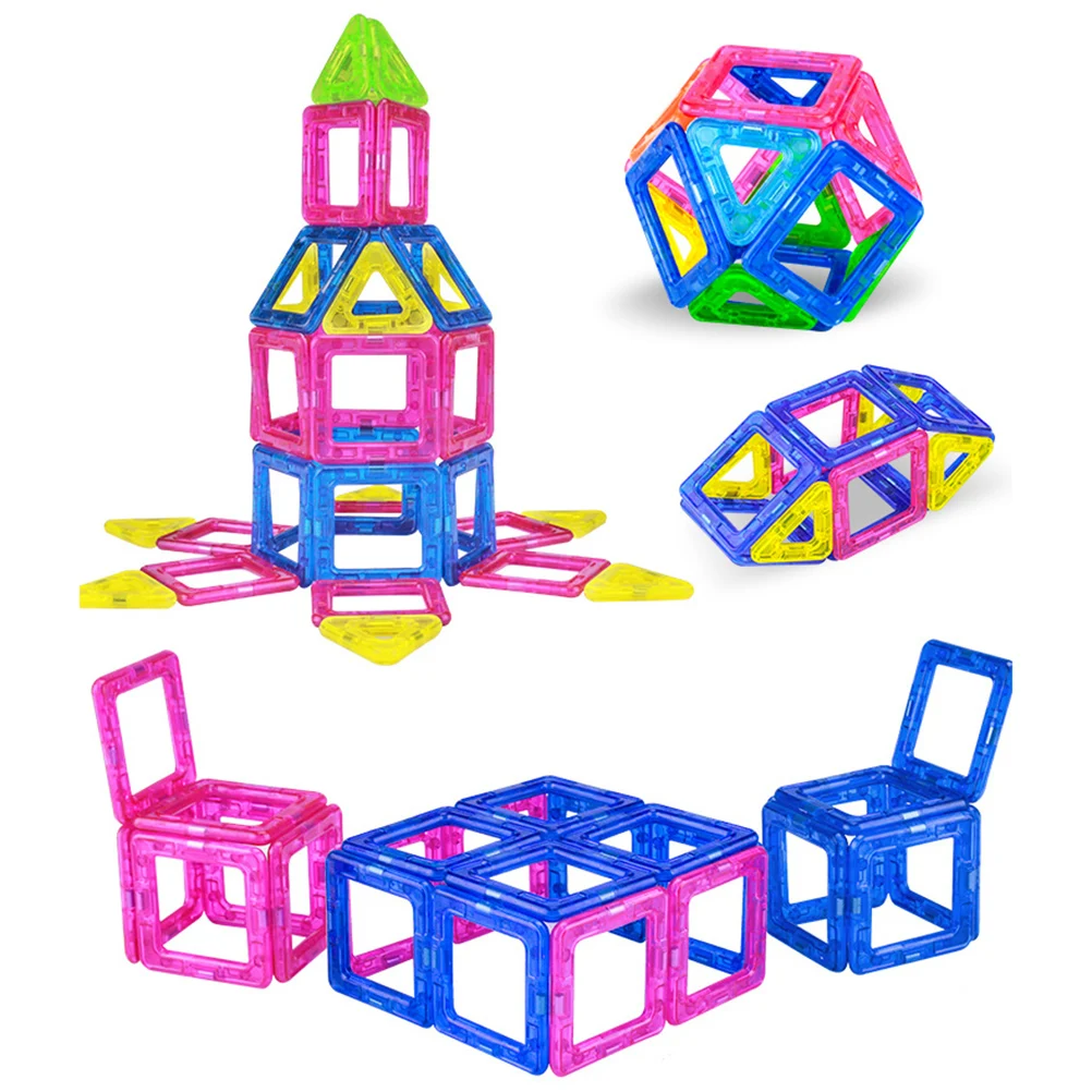 Магнитные строительные блоки детские магнитные строительные блоки игры для мальчиков и девочек творческие развивающие детские игрушки#30