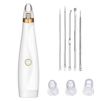

Blackhead Remover Vacuum Pore Acne Pimple Removal dermabrasion Nose Face Deep Cleansing Machine Clean with Acne Needles