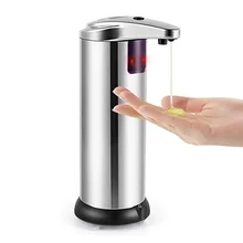 Автоматический дозатор мыла, Бесконтактный, нержавеющая сталь, мыло, инфракрасный дозатор, датчик движения, блюдо, мыло, для рук, Sanitiser FPing