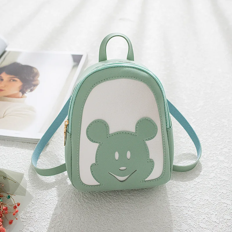 Disney Микки Маус женская сумка на плечо женский рюкзак из искусственной кожи с мультяшным рисунком Открытый Дорожный рюкзак водонепроницаемая новая сумка для покупок сумочка - Цвет: 2