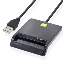 X01 usb leitor de cartão inteligente para cartão de banco ic/id emv leitor de cartão de alta qualidade para windows 7 8 10 linux os USB-CCID iso 7816