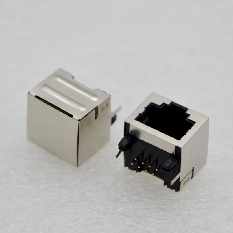 100 шт. RJ45 сетевой разъем Ethernet 56 8P8C без подсветки RJ45 сетевой разъем PCB специальный