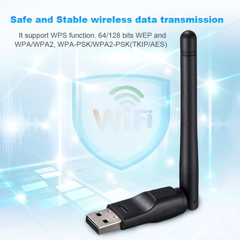 Wifi антенна Apdater 150 Мбит/с USB Wifi адаптер мягкий AP 2dBi беспроводная сетевая карта IEEE802.11n Wifi приемник для настольного ноутбука