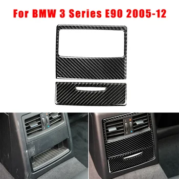 

2x Carbon Fiber Style Car Rear Air Vent Outlet Cover Trim For BMW 3 Series E90 2005-2012 Cover Trims Car Stickers
