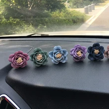 Милый креативный DIY освежитель воздуха камелии Vent клип автомобильный Стайлинг Духи диффузор для кондиционера Вентиляционный Выход