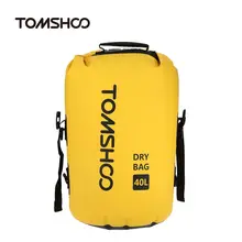 TOMSHOO 40L Открытый Водонепроницаемый сухой мешок плавательный мешок сумка для хранения для путешествий рафтинг катание на лодках Каякинг каноэ кемпинг