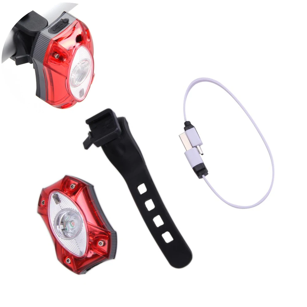 

USB Rechargeable Rear Tail Bicycle Light Lamp Taillight Waterproof Raypal 3W LED Safety Cycling Bike Light Bicycle Accessories