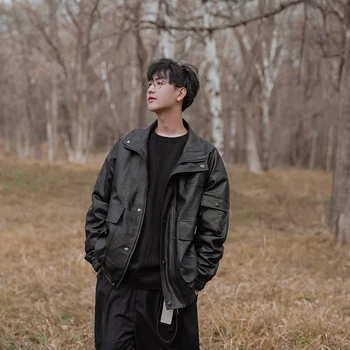 

Waterproof Jacket Men Loose Motorcycle Windbreaker Jackets Streetwear Tactical Hip Hop Jacket Mens Bomber Jackets Coats II50JK