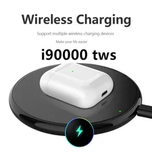 I90000 всплывающее окно наушники-вкладыши TWS с Беспроводной наушники Air 2 с зарядный чехол Bluetooth 5,0 наушники PK i2000 i5000 i9000TWS