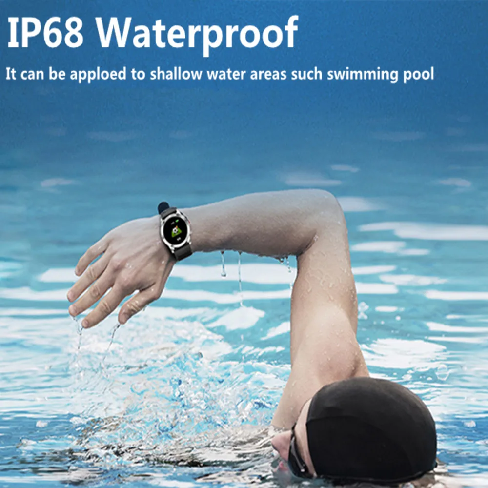 Модные Смарт-часы для мужчин с монитором сердечного ритма спортивные Bluetooth водонепроницаемые фитнес-часы для Android Ios xiaomi huawei iphone