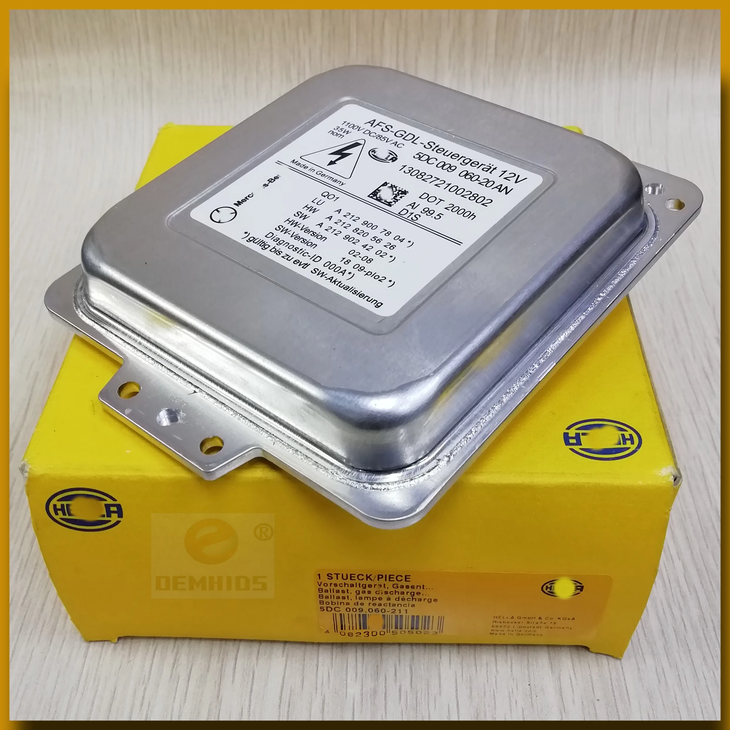 Оригинальный блок управления балластом Hid A2129007804 A2129003502 для 09 15 W212 C207 A207 E200 E260 E300 E350