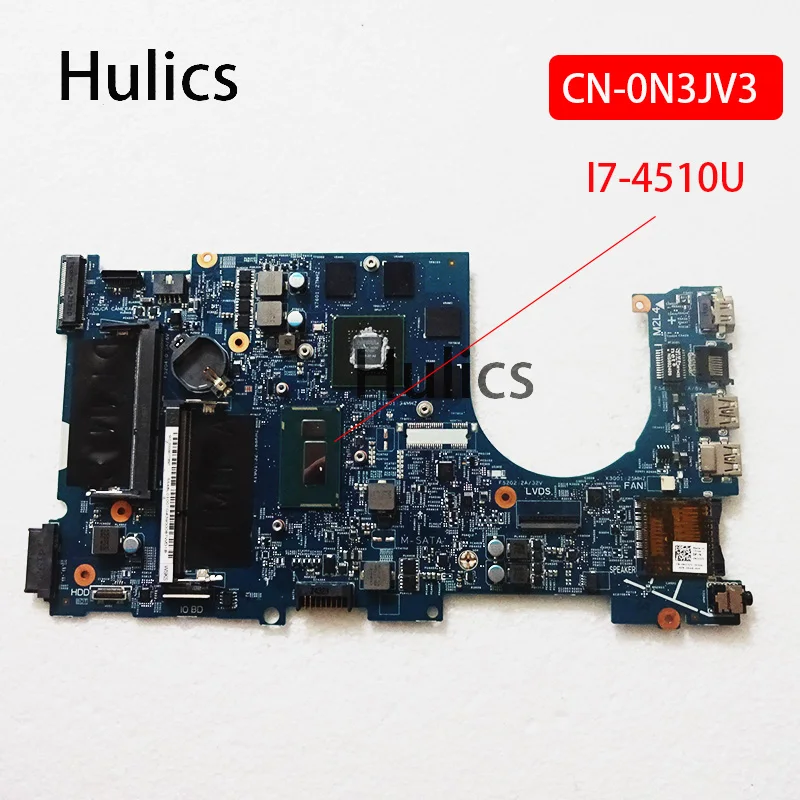 Hulics оригинальный CN-0N3JV3 для DELL Inspiron 17 7737 ноутбук DOH70 12309-1 F53D4 0N3JV3 I7-4510U N14P-GT-A2 GT750M 2G