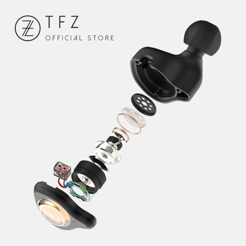 TFZ KING II Hifi Monitor Earphones,3.5mm Wired Stereo Headset HIFI Music Earphone Earbud