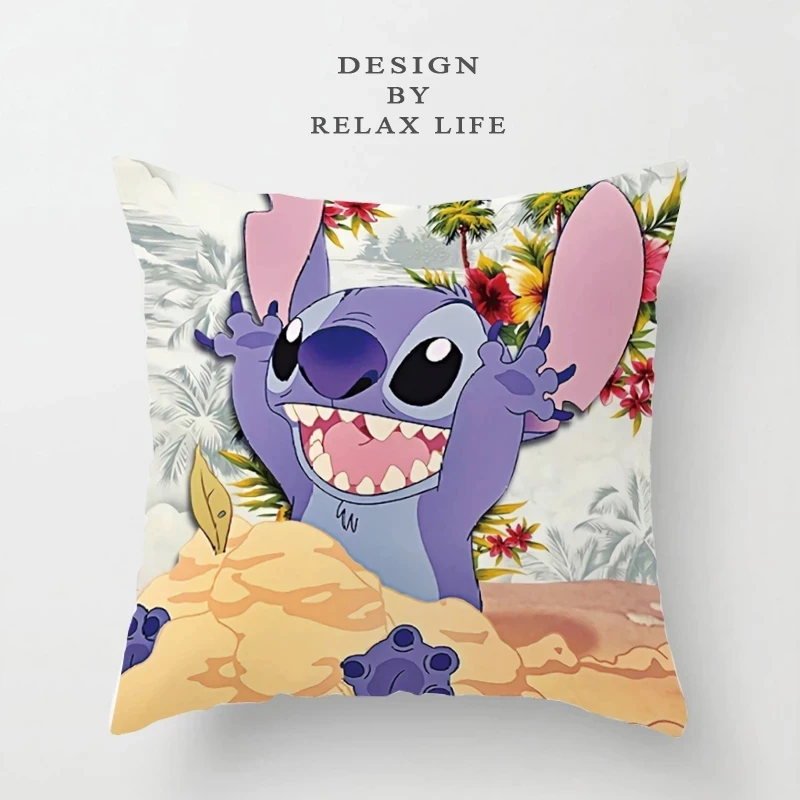 Наволочка для подушки Disney Stitch Холодное сердце 2 Эльза Анна Мультяшные