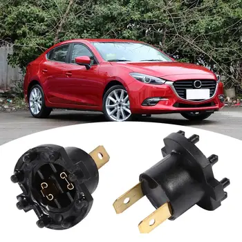 

2pcs Headlight Socket Headlamp Bulb Holder B28V-51-0A3 for Aprilia SL1000 Falco Oe Number b28v510a3 Black Appearance