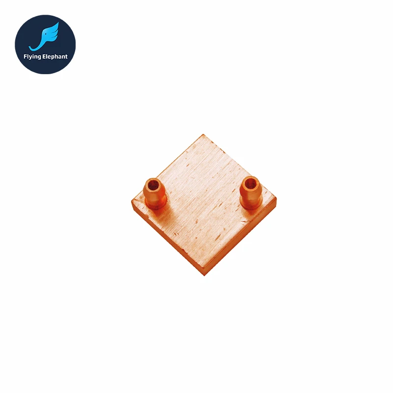 PC cpu GPU Northbridge водяной блок Чистая медь универсальный для Intel& AMD& MCU 40*40 40*80 50*50 мм - Цвет: 40X40 CPU2