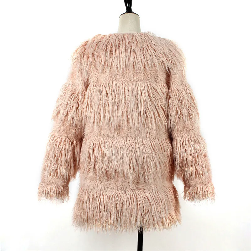 Womens Coats Winter Casual Faux Fur Coat Warm Clothes Fashion Korean Plus Size