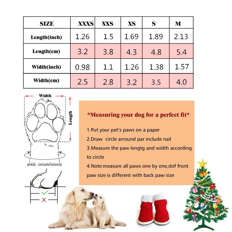 Обувь для собак; зимняя теплая обувь для домашних животных; Водонепроницаемая Обувь для щенков; обувь для маленьких собачьи продукты Домашние животные