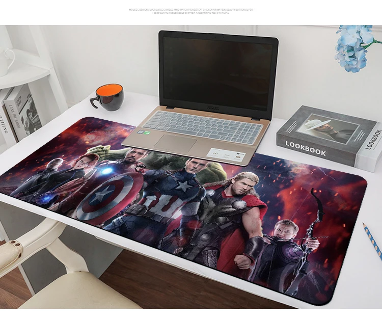 Мстители коврик для мыши 75x30 см Коврик для мышь notbook компьютер коврик для мыши от производителя Профессиональный игровой коврик для мыши геймер к клавиатуре коврики для мыши