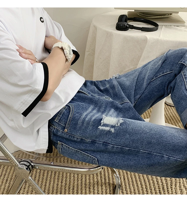 street hip hop collages casual jeans