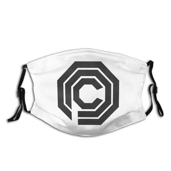 

Robocop Mouth Face Mask OCP Logo Robocop Facial Mask Cool Kawai with 2 Filters for Adult