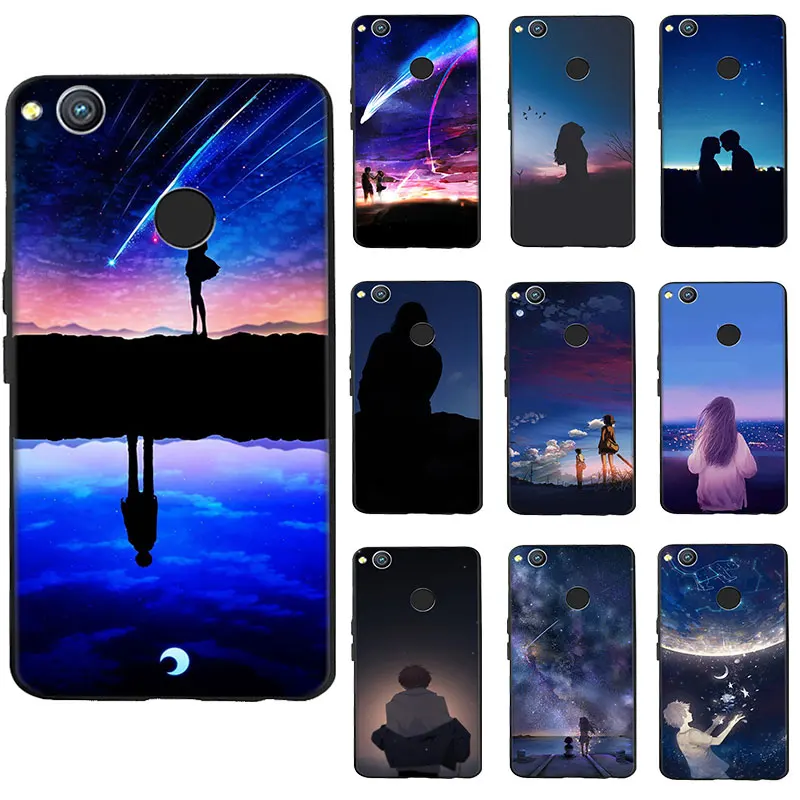 One's miss 2021 New Phone For P9 P10 P20 P30 P40 Lite Pro Max Soft black shell | Мобильные телефоны и аксессуары