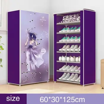 

Assemble Shoe Rack Shoe Shelf Shoe Cabinet Slipper Shoes Hanger Housekeeping 8 Layer Home Organization Closet Storage Creative