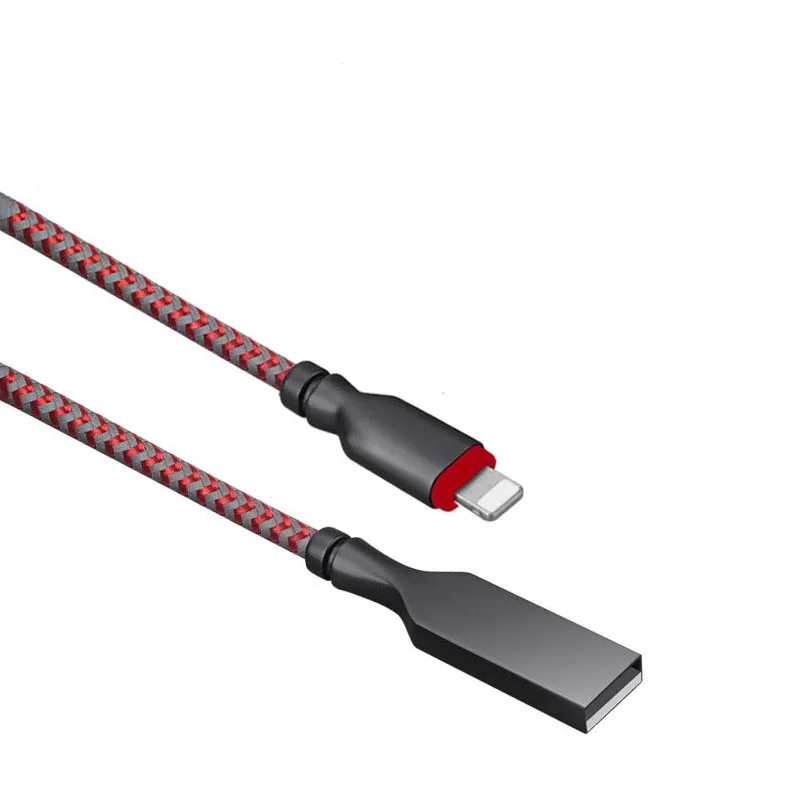 Нейлоновый usb-кабель для зарядки и передачи данных для Apple, для IOS, кабели для быстрой зарядки 1,5 м 2 м