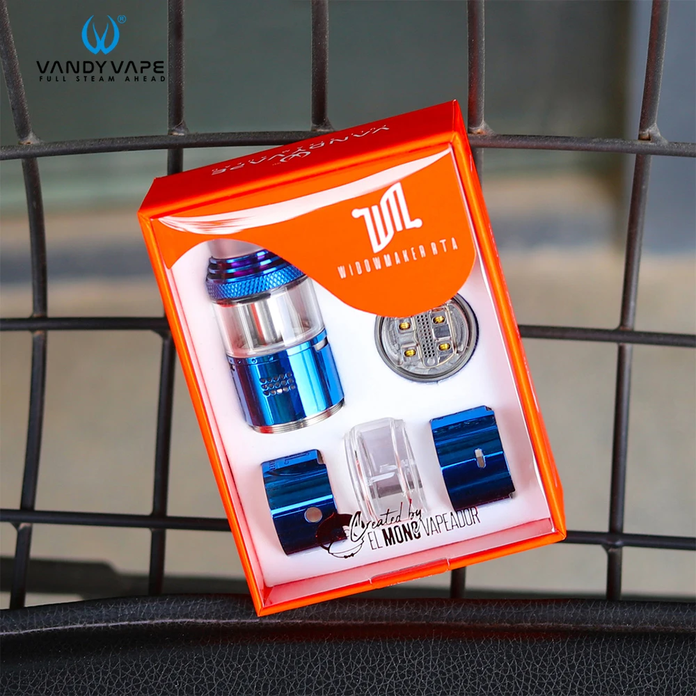 Предварительный заказ Vandy Vape Widowmaker RTA Vape танк распылитель 5-6 мл регулируемая емкость 3 типа воздушные кольца подходят Vandyvape электронная сигарета мод