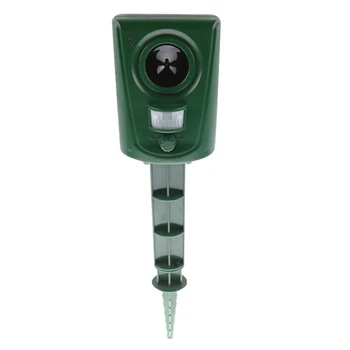 

Powered Ultrasonic Outdoor Pest Animal Repeller Activated Repellent Pest Animal Control Rodent Garden Supplies