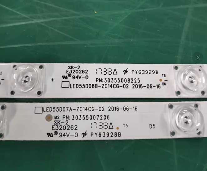 

New 14 PCS/set LED Backlight strip for POLAROID MHDV5533-U4 JVC LT-55C550 LED55D08B-ZC14CG-02 LED55D07A-ZC14CG-02 30355008225