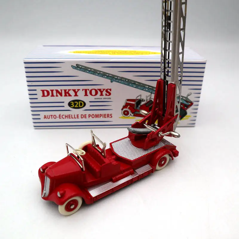 Atlas Dinky toys 32D Авто echell DE Pompiers пожарная машина литая под давлением коллекция моделей