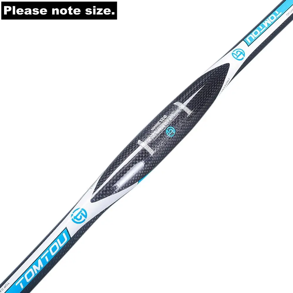blue Flat TOMTOU полный 3K Углеродное волокно MTB руль 31,8 мм горный велосипед части 600/620/640/660/680/700/720/740/760 мм-TF3T28 - Цвет: blue Flat