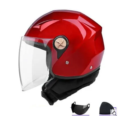 G Motorcycle helmet unisex four seasons universal winter warm lightweight helmet CD50 Q02 - Цвет: G