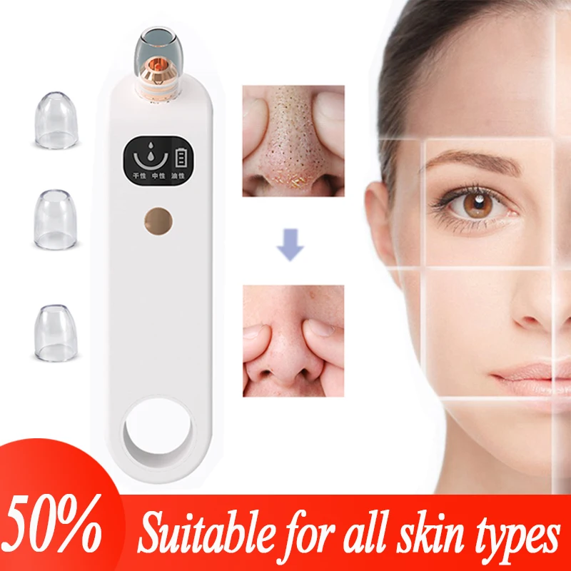 

Facial Blackhead Acne Removal Black Dots Remove Vacuum Cleaner Cleansing Pore Acne Cleaner Vacuum Suction Facial Beauty Tools 5