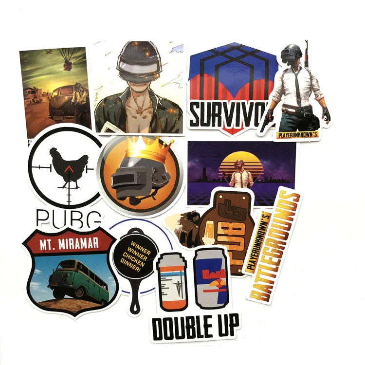 29 шт/лот Playerun Know Toys PUBG игровая наклейка s для автомобильного ноутбука багаж компьютер Велосипедный Чехол для телефона скейтборд Pad Наклейка